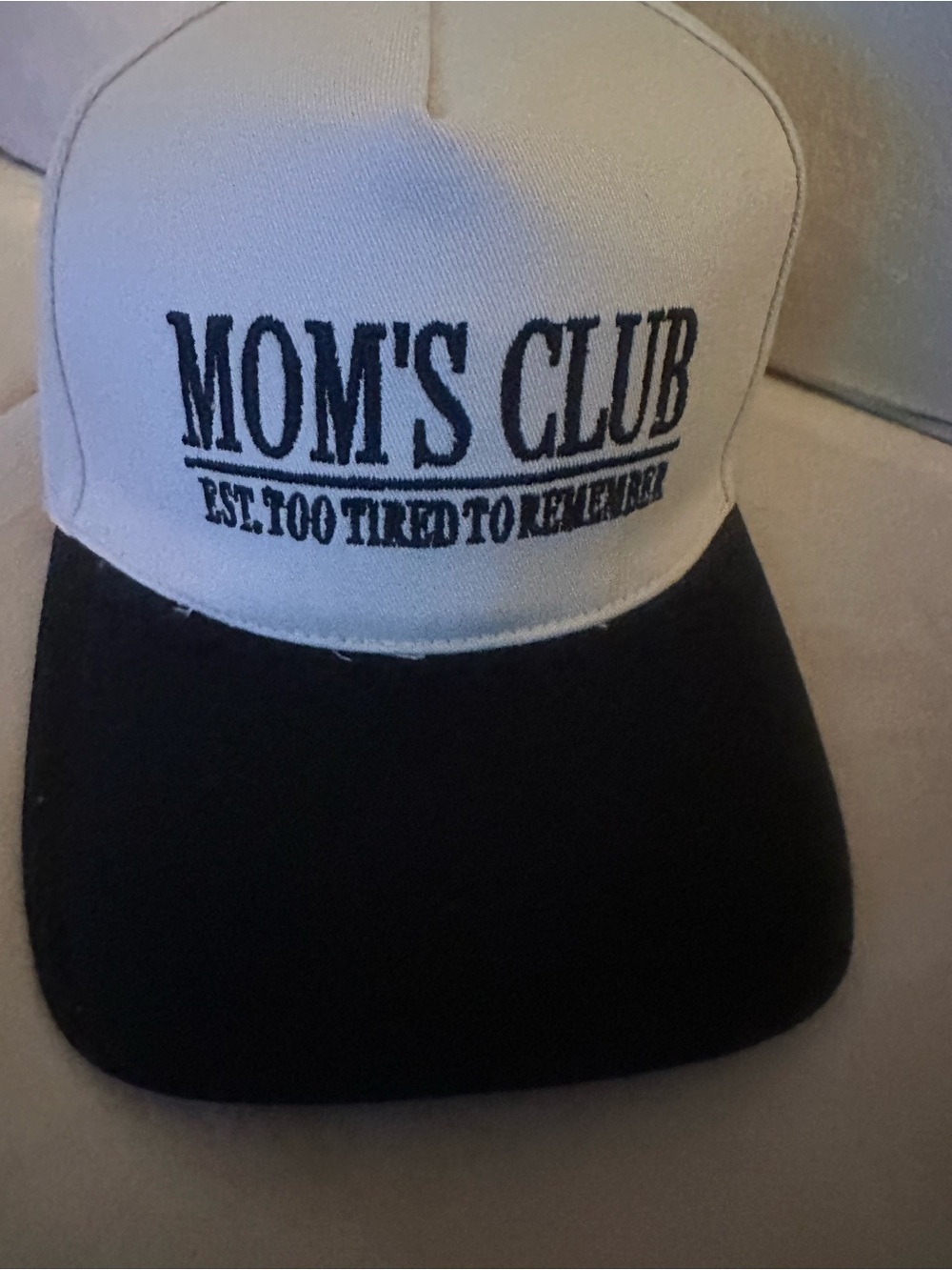 Mom's Club Two-Tone Black & White